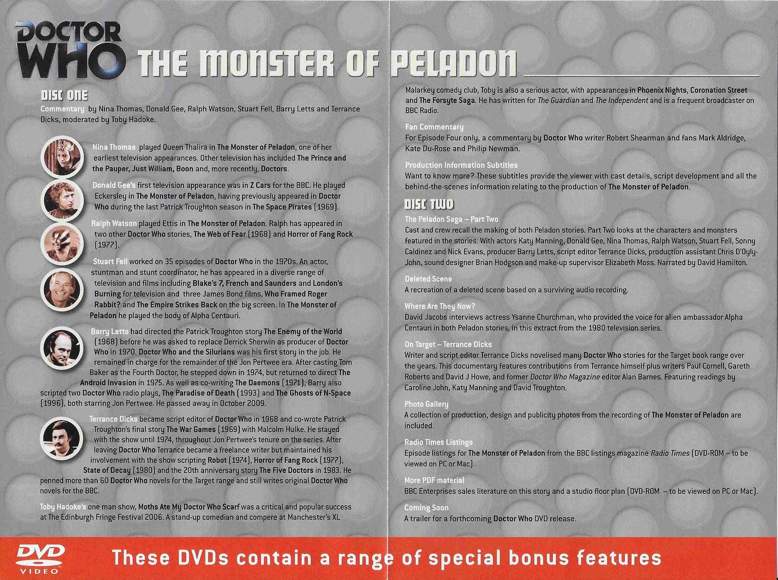 Inserts from BBCDVD 2744B